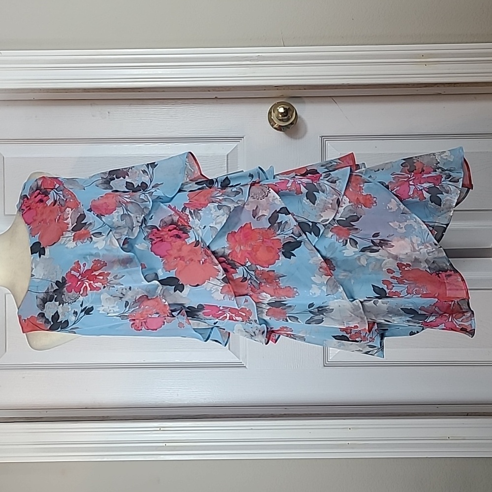 S.L. Fashions Chiffon Dress NWT